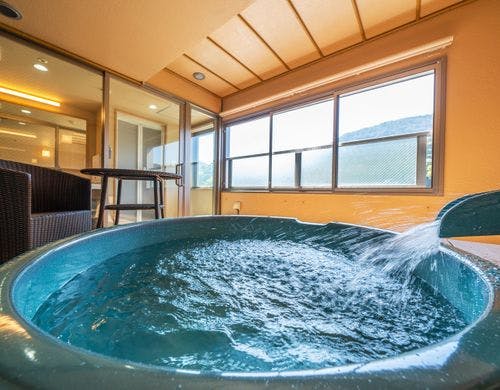 パウダールーム　讃水館4階露天付き客室