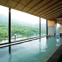 Lantai 10 Hitenkan, pemandian dengan pemandangan (pemandian dalam ruangan untuk pria)