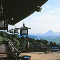 Pemandangan dari Kuil Kotohira-gu