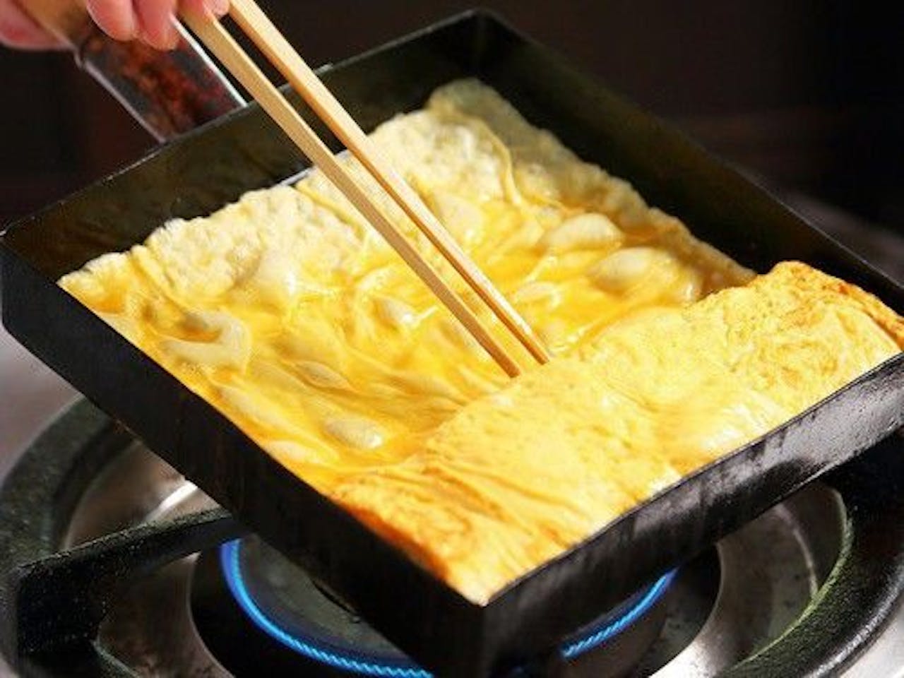 朝食：出汁巻き玉子