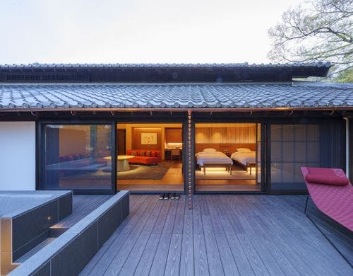 桜殿スイート「灯」テラス