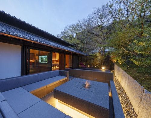 桜殿スイート「灯」テラス