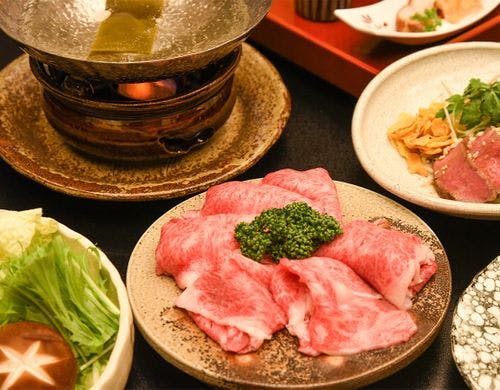 しゃぶしゃぶコースお料理一例イメージ