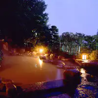 有馬の金泉を湛えた 一の湯露天風呂