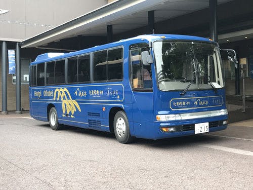 福山駅より当館まで無料送迎を実施。