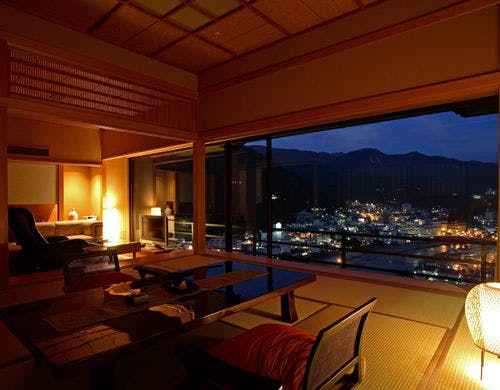 中央和洋室　夜景