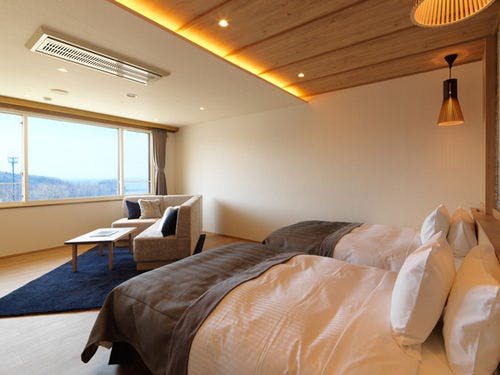 【客室】ナチュラルツインの一例