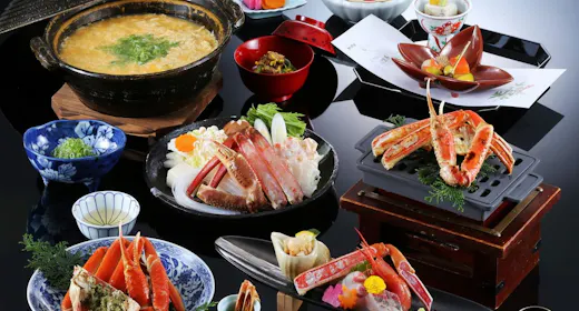 【かにづくし】お一人様につきかに1.5杯相当使用!<夕食個室ダイニングまたは小宴会場>
