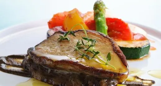 <Ricca季節の但馬路コース>但馬牛熟成肉&鮑のコンポートロースト【森林庭園レストランRicca】