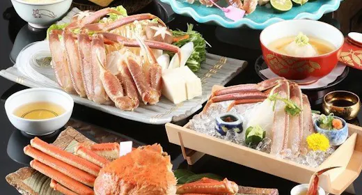【特選かにづくし「かに招月」×夕食個室ダイニング又は小宴会場】タグ付き松葉かに一人2杯相当