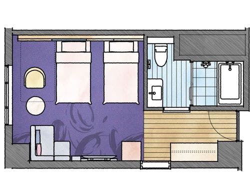 プレミアムフロア　デラックスツイン