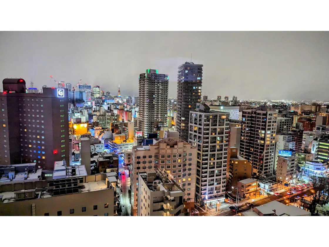 スーペリアルームからの眺望例