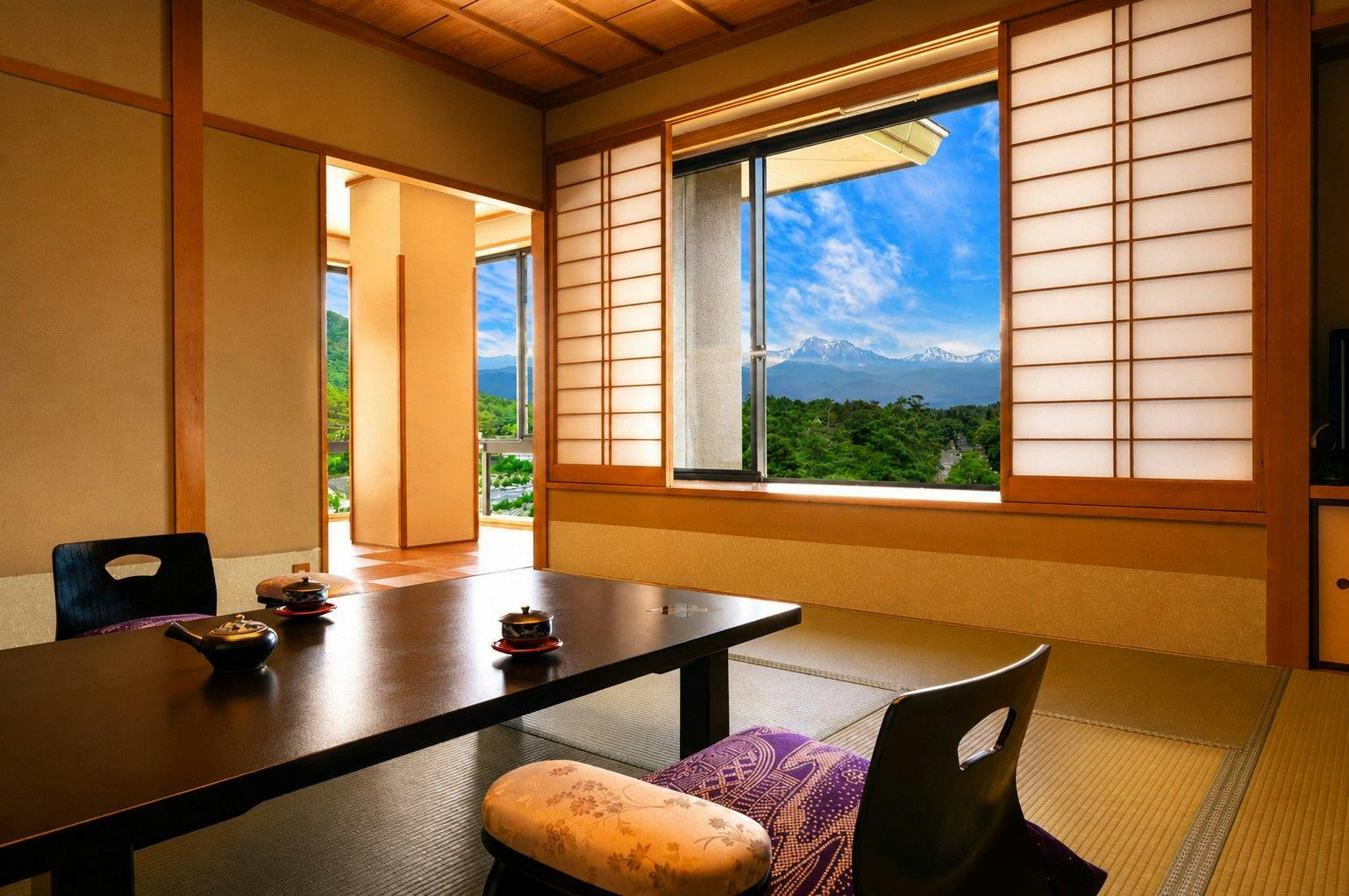 山野草の宿　二人静
