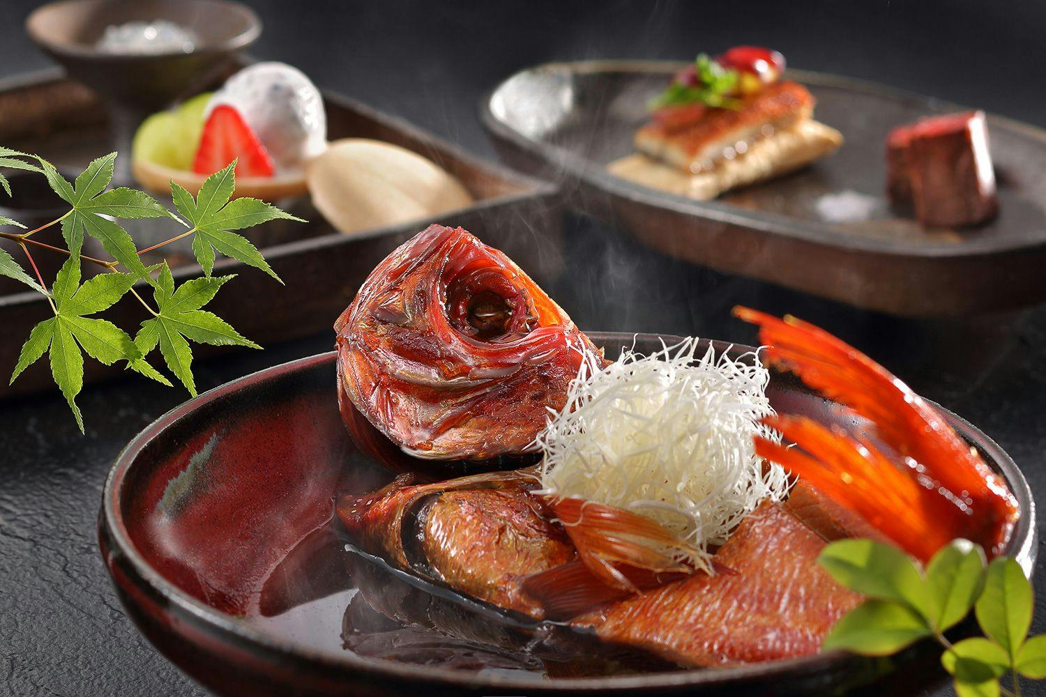 基本会席「花鳥」のお料理一例