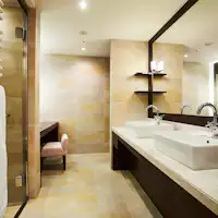 デラックスツインルーム バスルーム