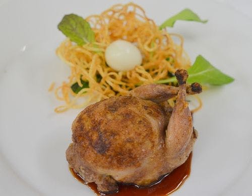 フランス産うずらのファルシ