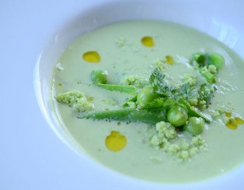 グリンピースのポタージュ