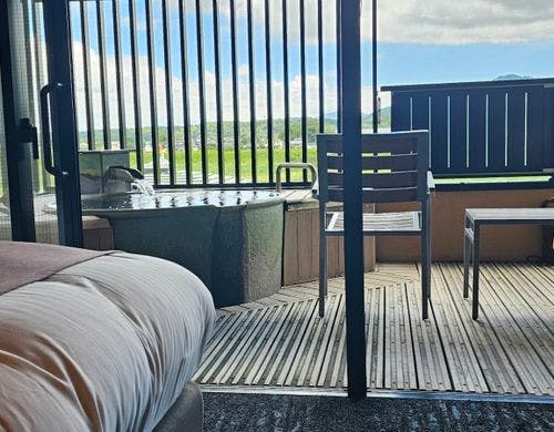 【水鏡庵/洋室】客室付き露天風呂