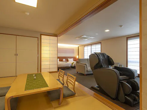 ตัวอย่างห้องสวีทแบบญี่ปุ่นและตะวันตก