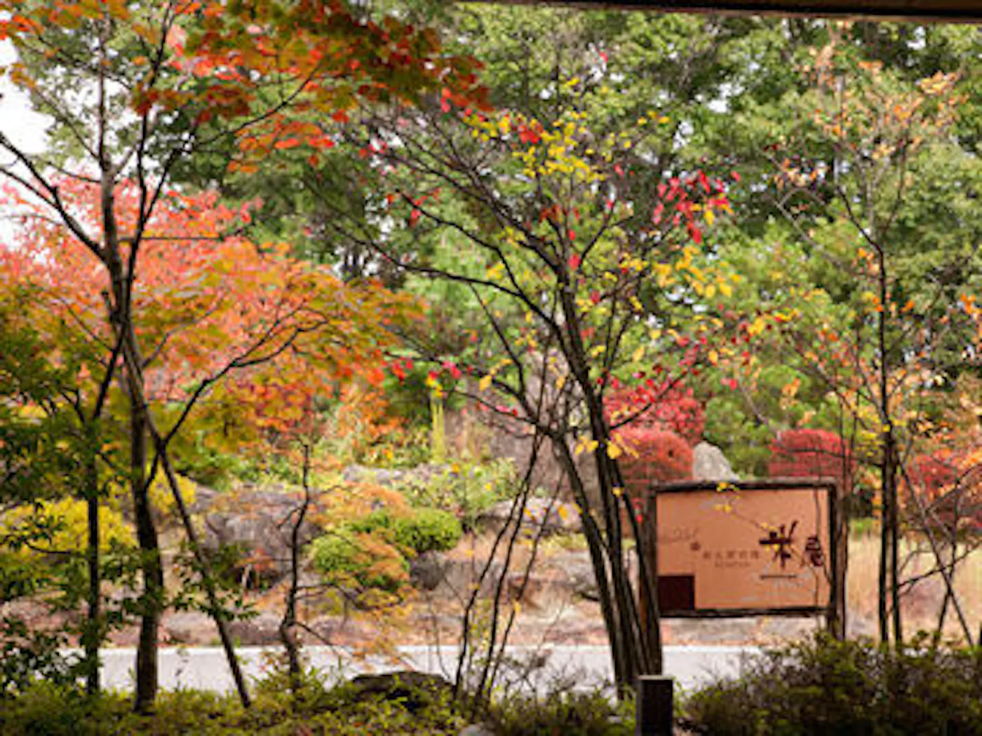 おとぎの宿 米屋：紅葉の庭