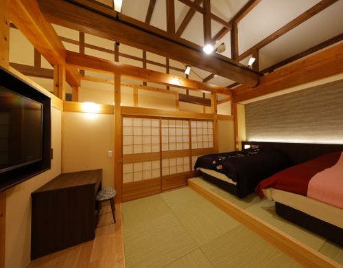 【客室一例】露天風呂＆足湯