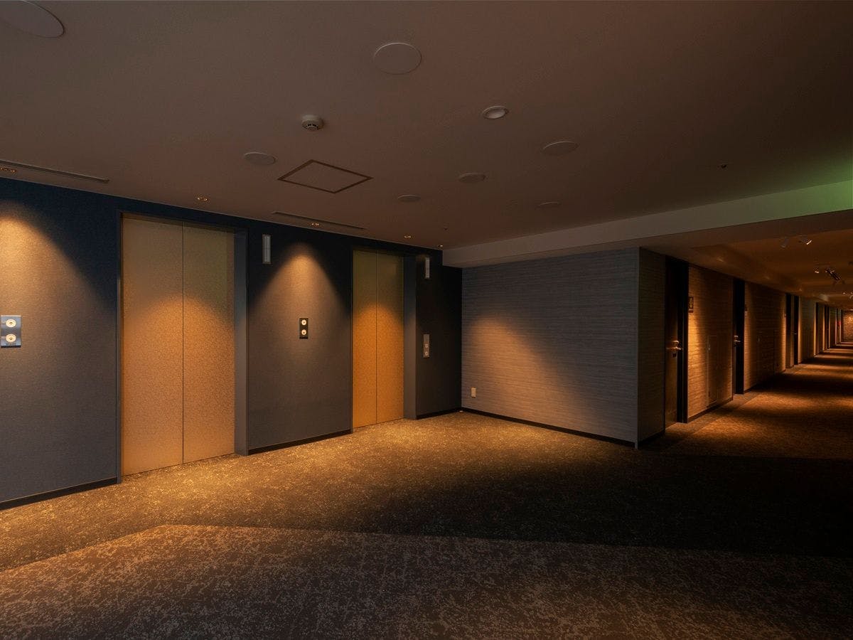 広々とした館内客室フロア