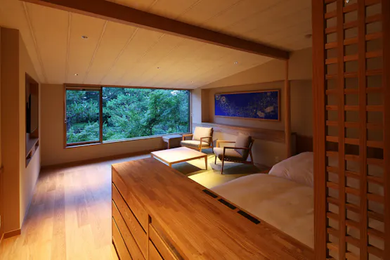 ห้องพักสไตล์ญี่ปุ่นโมเดิร์น 【ชั้น 2 ของอาคารไม】