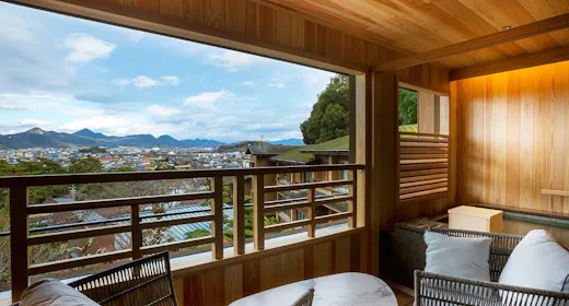 【山翠閣/専有露天風呂付和洋室D】