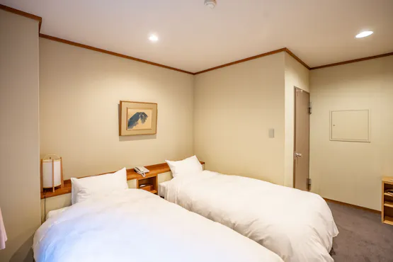 【山側日式和洋雙床房】僅限2位客人使用。