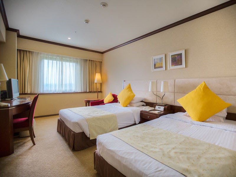 ห้องพักเตียงคู่ (ปลอดบุหรี่)