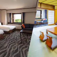 Kamar bergaya Jepang-Barat (ruang tatami Jepang 10 jo + 3 jo, ruang Barat 32,4 m²)