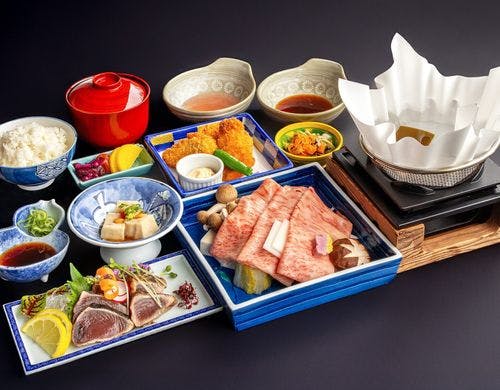 奈義和牛サーロインしゃぶしゃぶ御膳