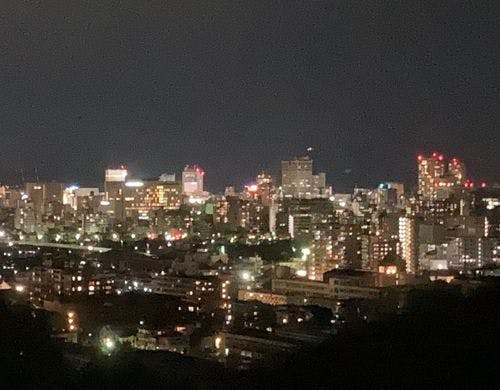 高台から望む岡山市随一の夜景