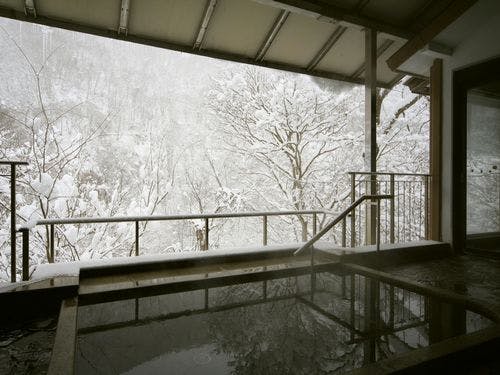 【冬】雪見露天が名物となっております。