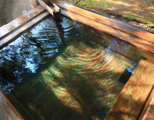 うららの湯 檜の露天風呂