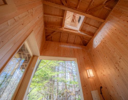 「離れ家特別室」暖炉の間 半露天風呂