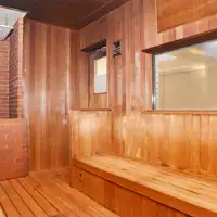 대욕장에는 본격적인 사우나가 인접해 있습니다.