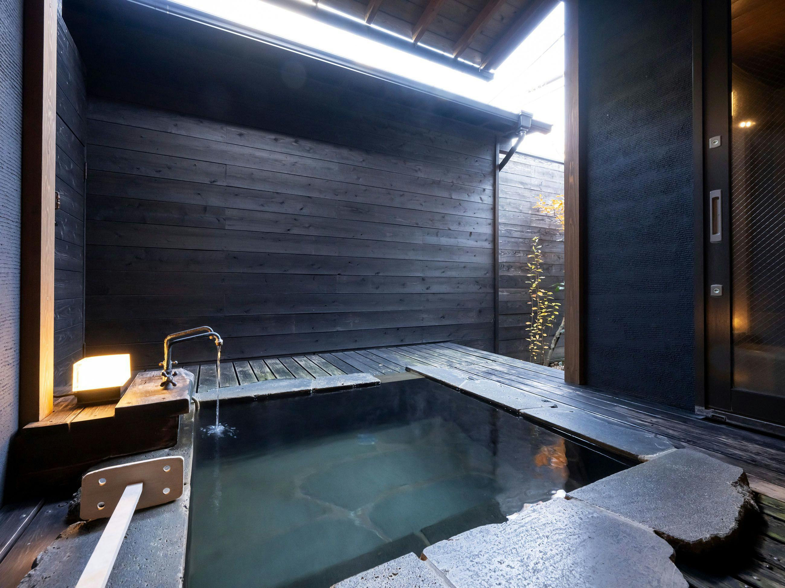 Open-air bath example