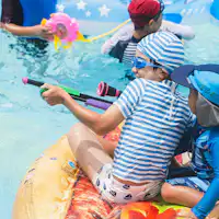 【สระว่ายน้ำติดกับที่พัก (เฉพาะฤดูร้อน)】มีค่าบริการเพิ่มเติม