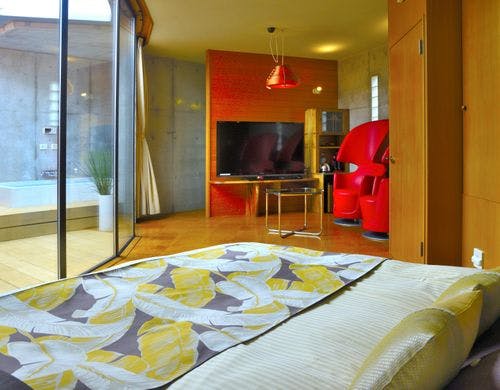 テラスと露天風呂