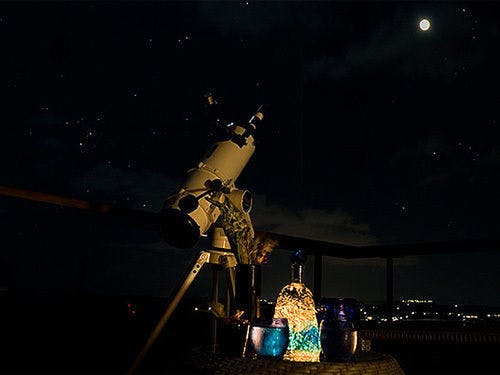 百名伽藍の夜空