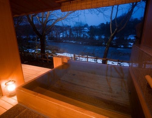 離れ犀川 客室露天風呂