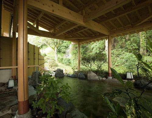 男性露天風呂 一例