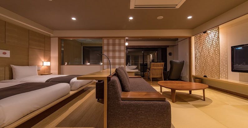 特別室 ジェットバス マッサージチェア付 禁煙 お誕生日 記念日をケーキでお祝い 記念日旅行プランプラン 別府温泉 竹と椿のお宿 花べっぷ 一休 Com