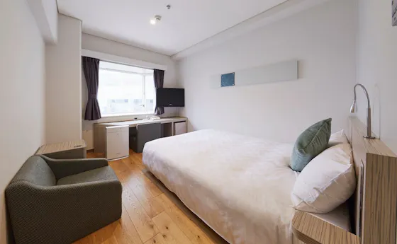 ห้องพักแบบเซมิ-ดับเบิล (พื้นไม้)