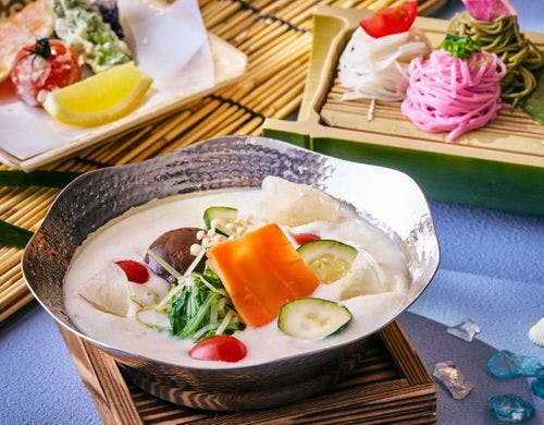 胡麻香る 豆乳ひんやり鍋御膳　7/1～8/31