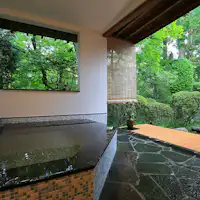 温泉露天付特別室23番の露天風呂
