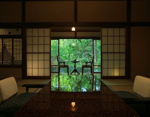 温泉露天付特別室23番の露天風呂