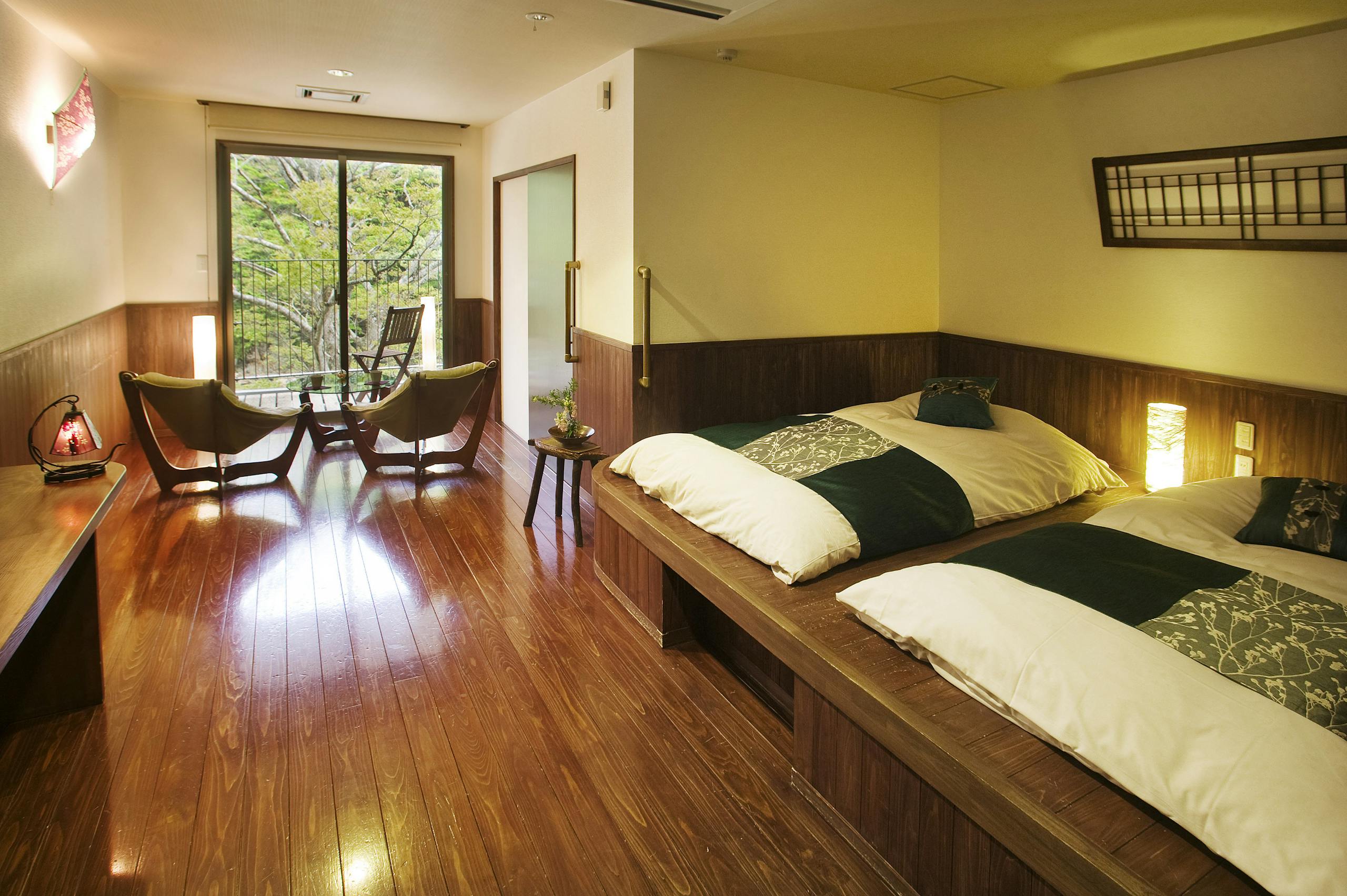 塩原温泉【人・季・想をつむぐ宿 彩つむぎ】バリアフリー対応風呂付き洋室201号室・301号室