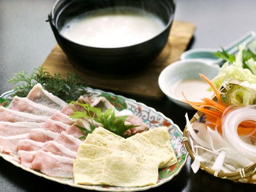 ■那須郡司豚とゆばの豆乳しゃぶ■